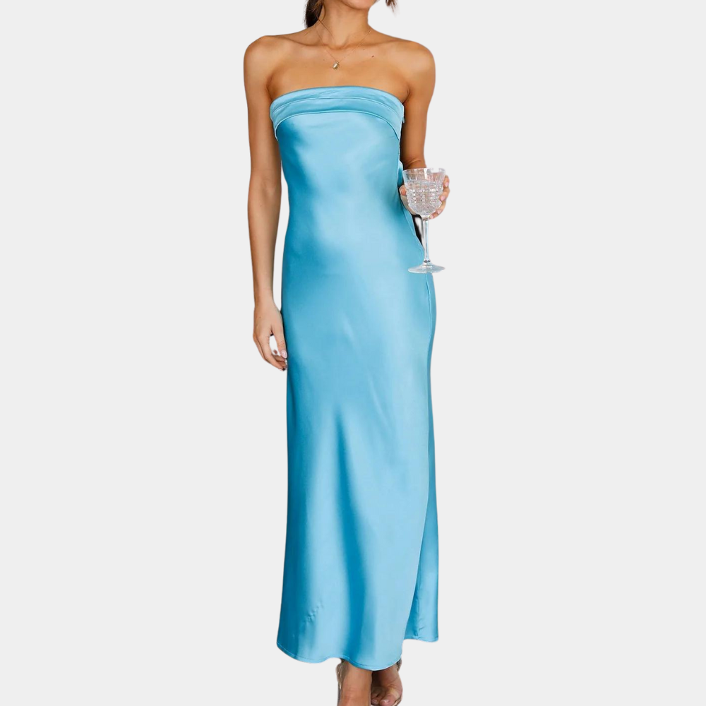 Beautiful Off Shoulder Evening Gown - BritishElegance