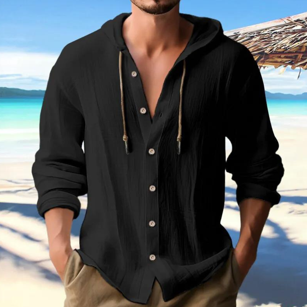 Classic Men's Hoodie Long Sleeve Top - BritishElegance