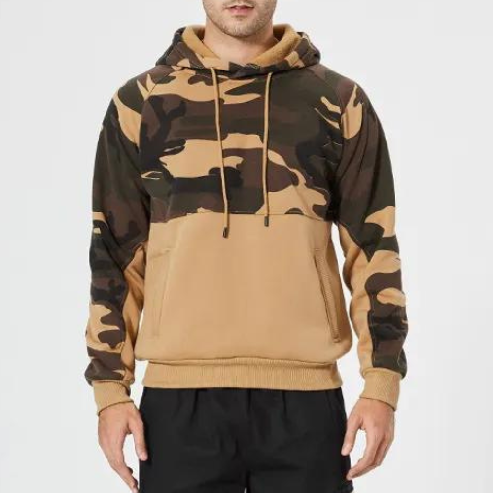 Men's Adjustable Camouflage Hoodie by Costas