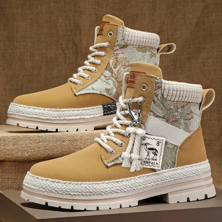 Streetwear Ankle Boots - Warm & Durable Sole