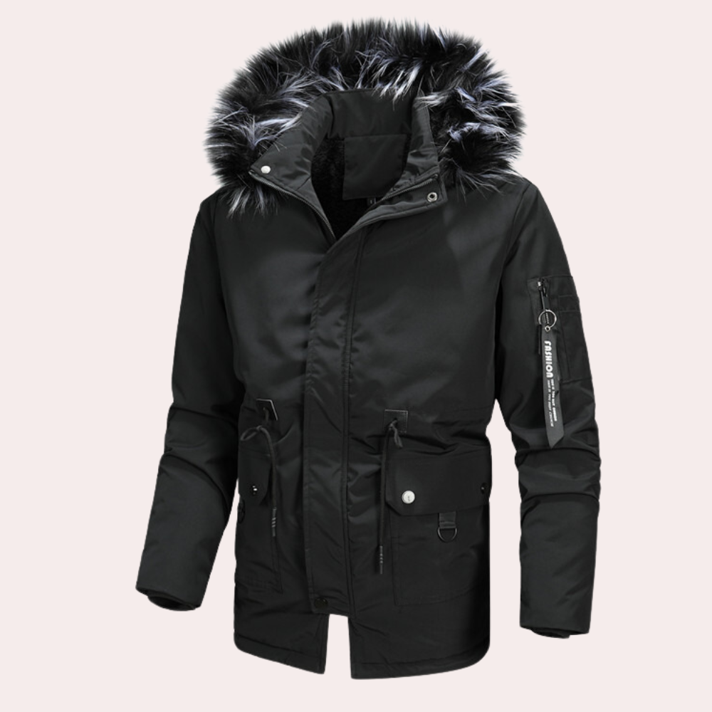 Stylish Bartek hooded winter jacket for superior cold-weather comfort