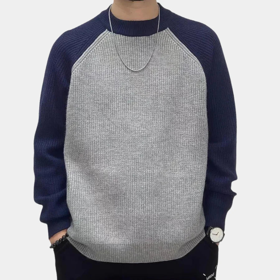 Men's Renato Jumper with Contrast Sleeves