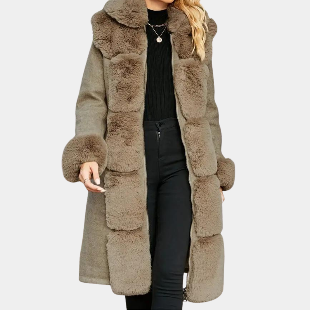 Luxurious Christine Women's Plush Coat for Ultimate Comfort