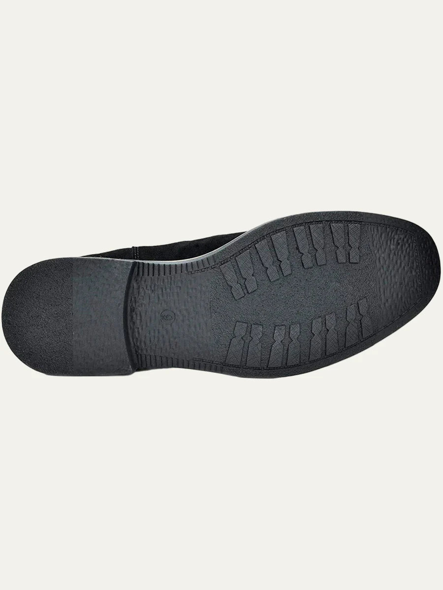 Men’s Rugged Casual Chelsea Boots with Thick Sole