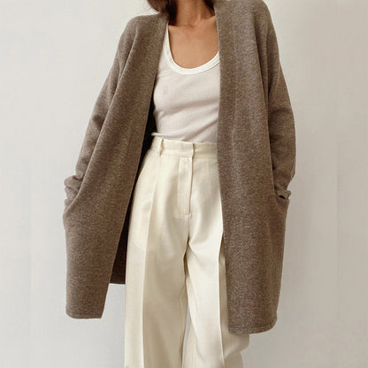 Luxurious Women's Oversized Open Cardigan