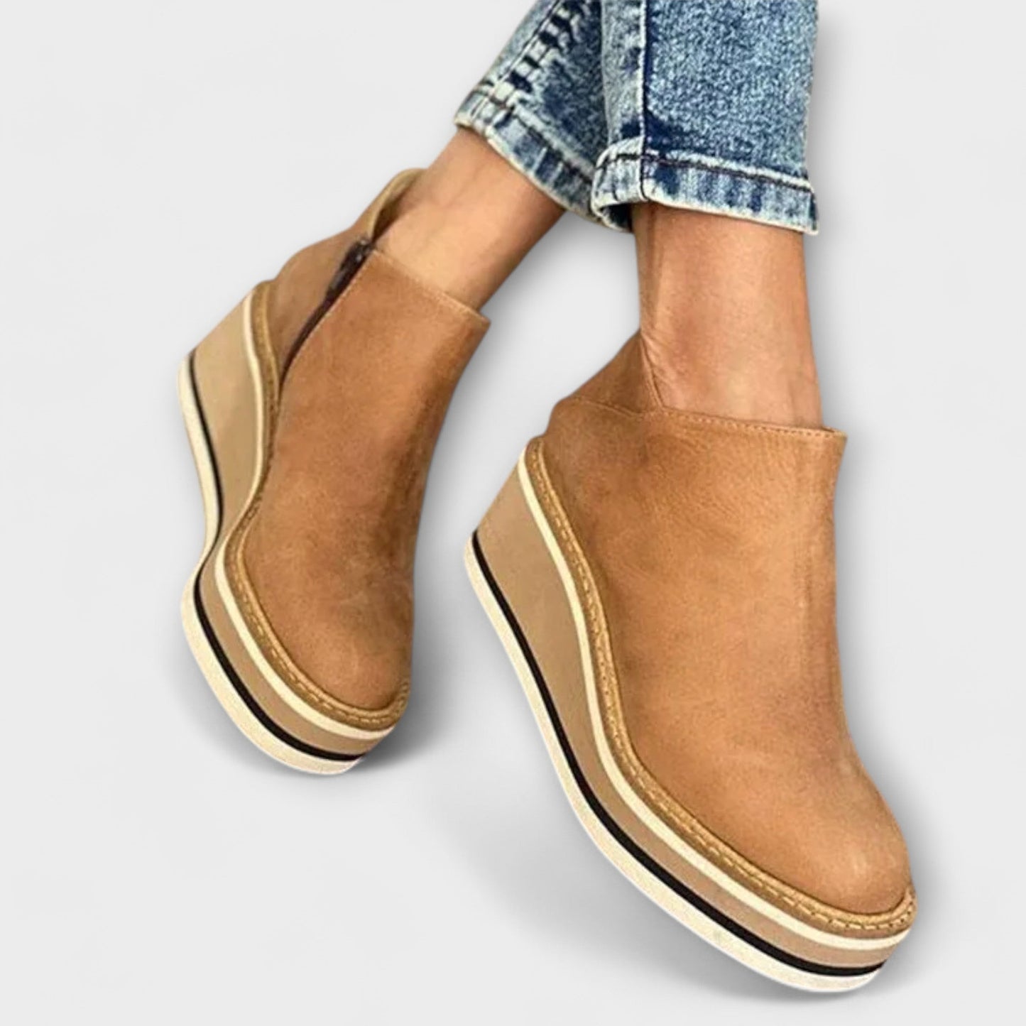 Ladies High Heel Ankle Boots - BritishElegance