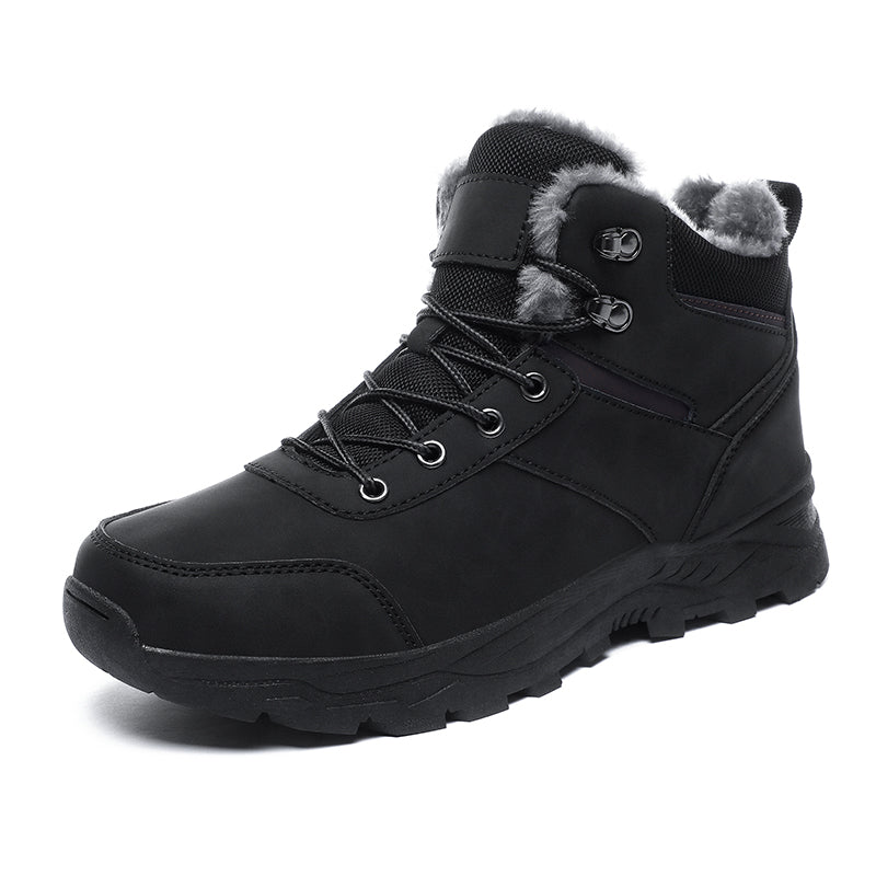 Waterproof Leather Snow Boots - BritishElegance