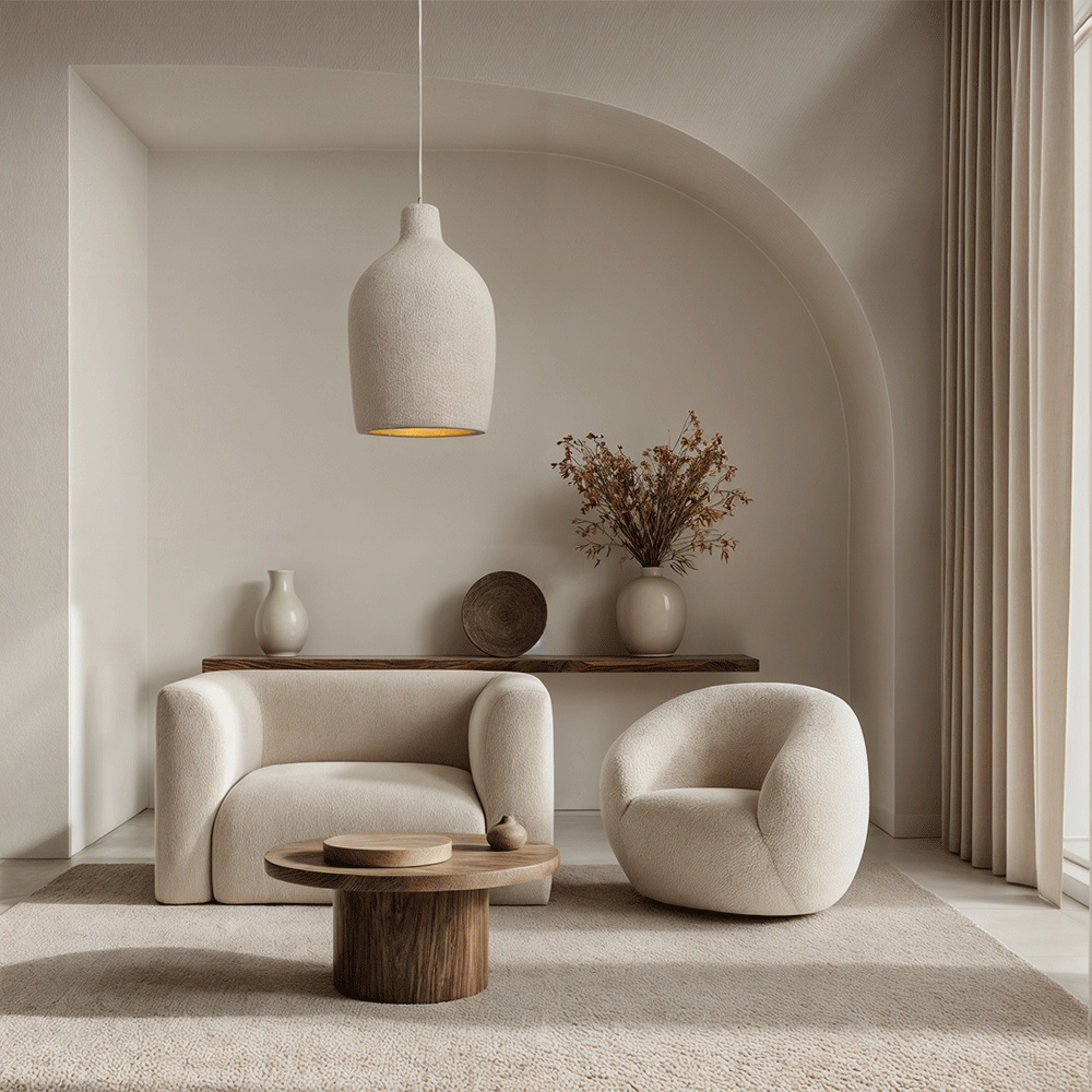 Simple Japanese Style Pendant Lamp - BritishElegance