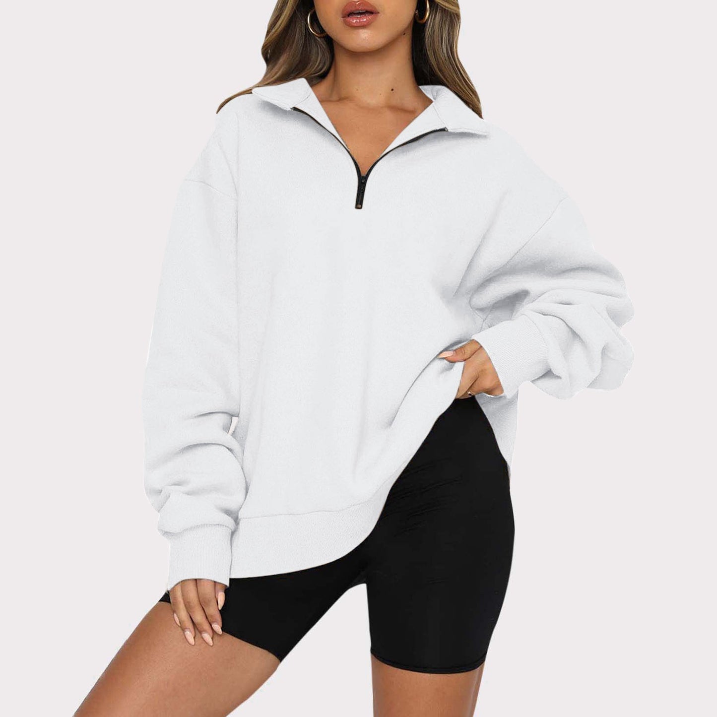 Warm Zipped Winter Sweater