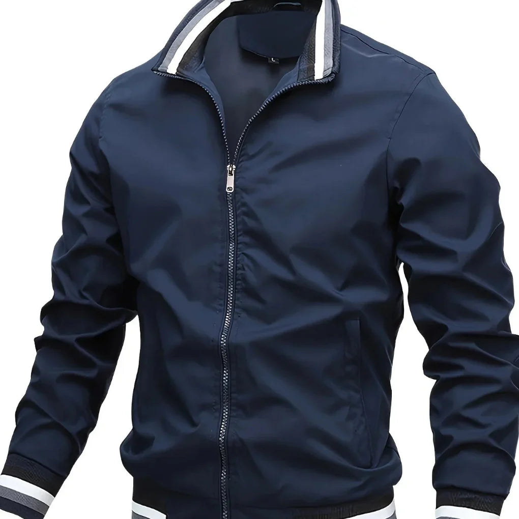 Men’s Transitional Jacket with Collar