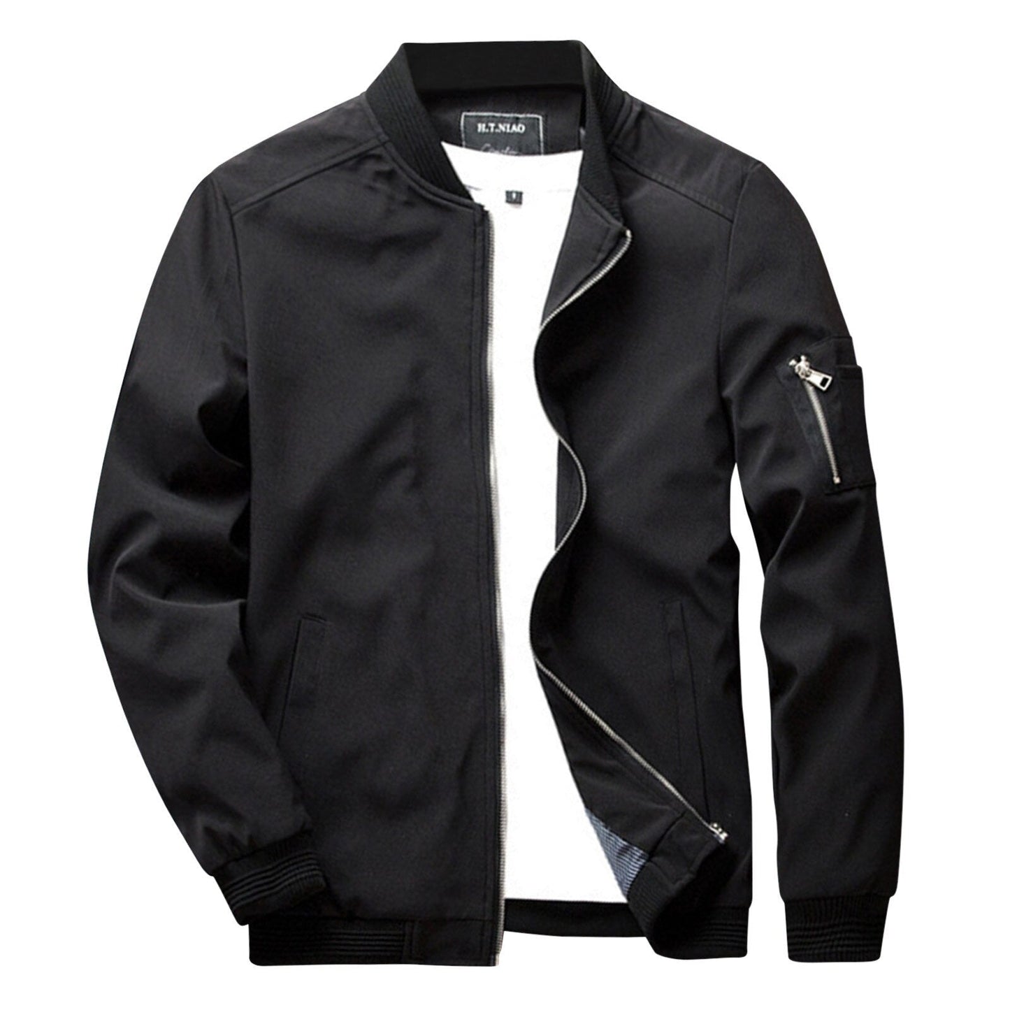 Men’s Bomber Zip-Up Jacket | Lightweight
