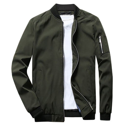 Men’s Bomber Zip-Up Jacket | Lightweight