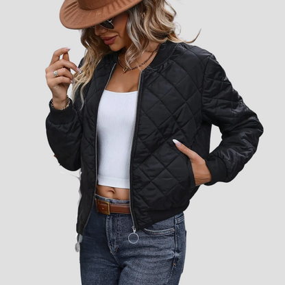 Women’s Quilted Bomber Jacket