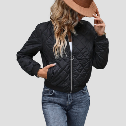 Women’s Quilted Bomber Jacket