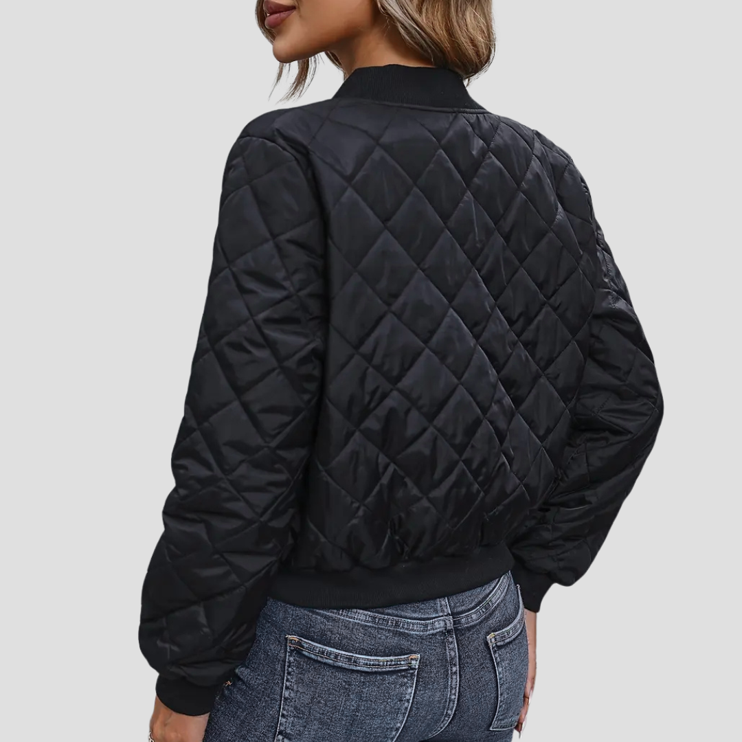 Women’s Quilted Bomber Jacket