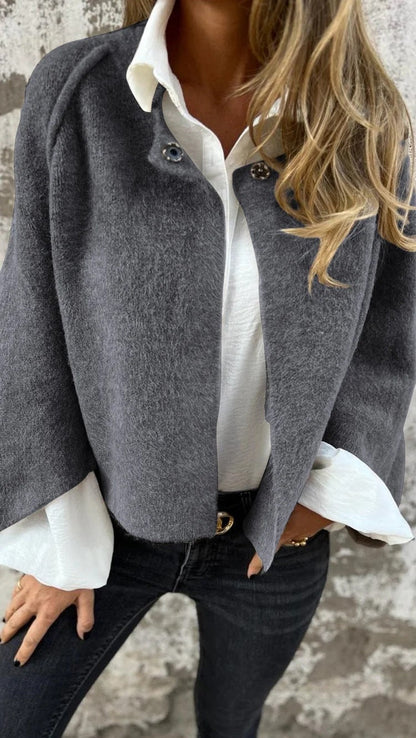 Camille | Luxurious Faux Cashmere Coat with Minimalist Design
