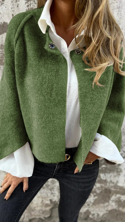 Camille | Luxurious Faux Cashmere Coat with Minimalist Design