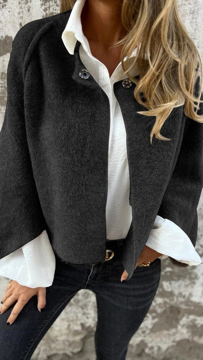 Camille | Luxurious Faux Cashmere Coat with Minimalist Design