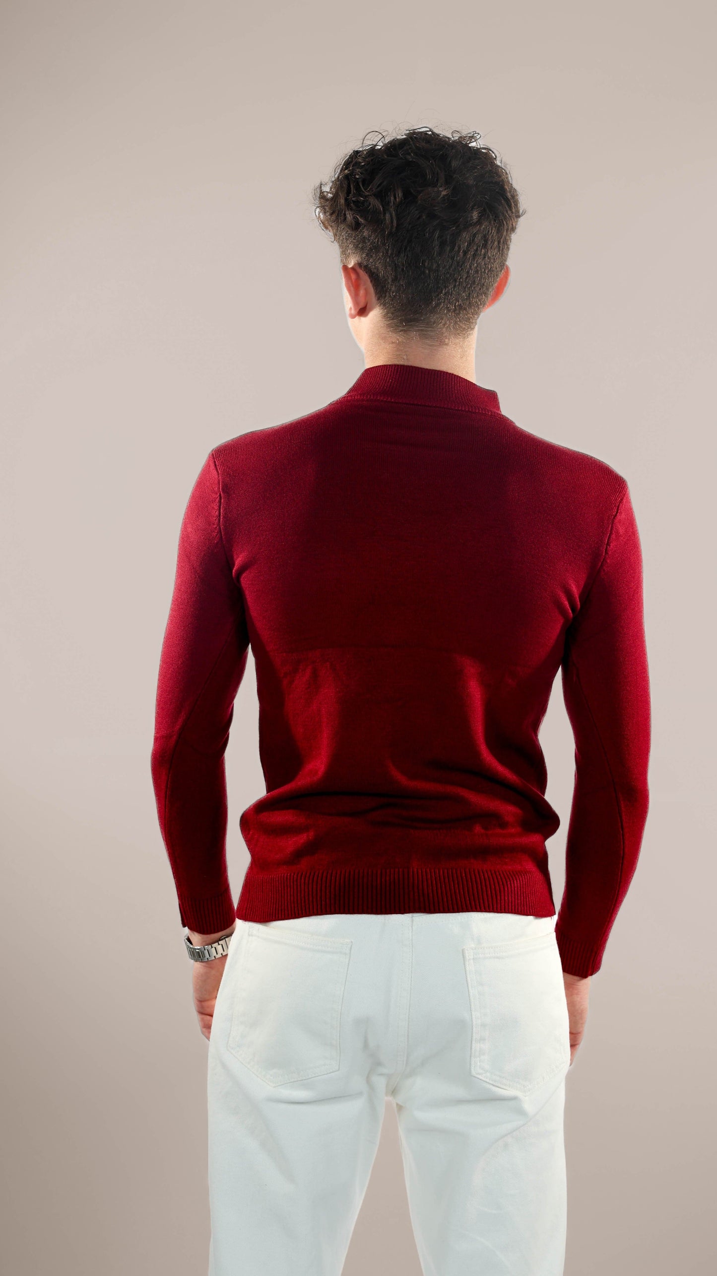 Short Roll Neck Jumper for Men