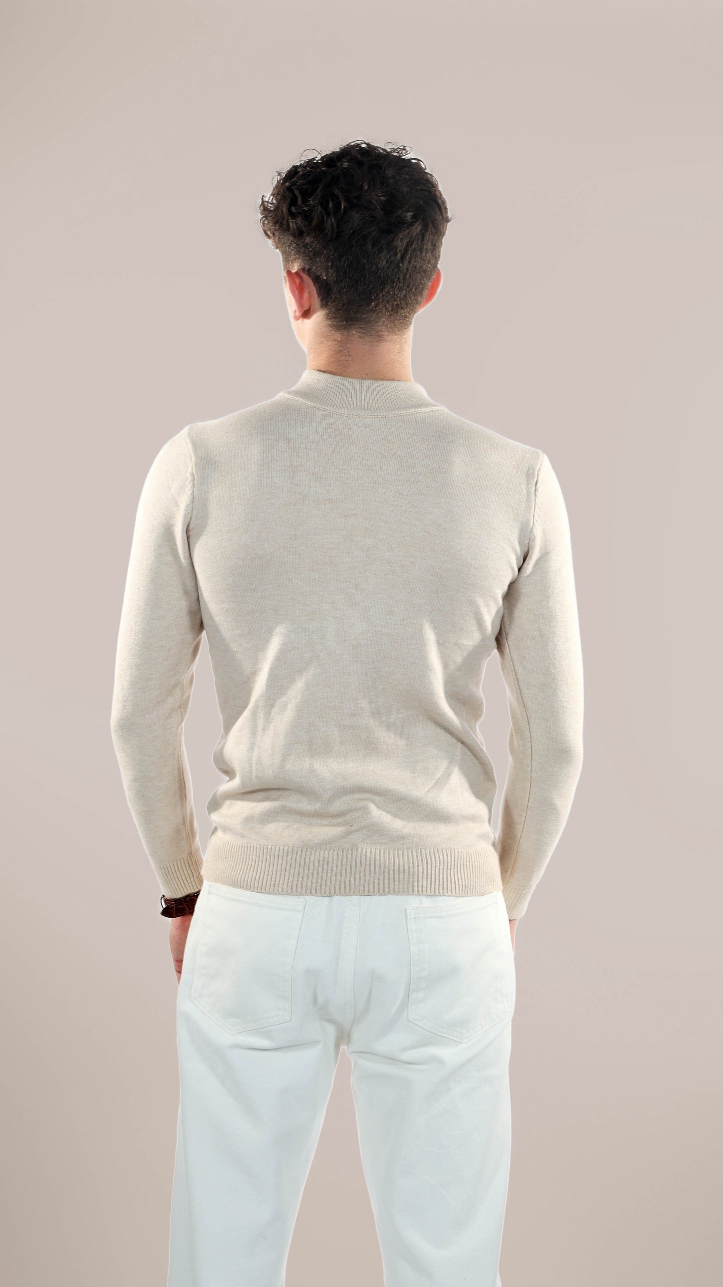 Short Roll Neck Jumper for Men
