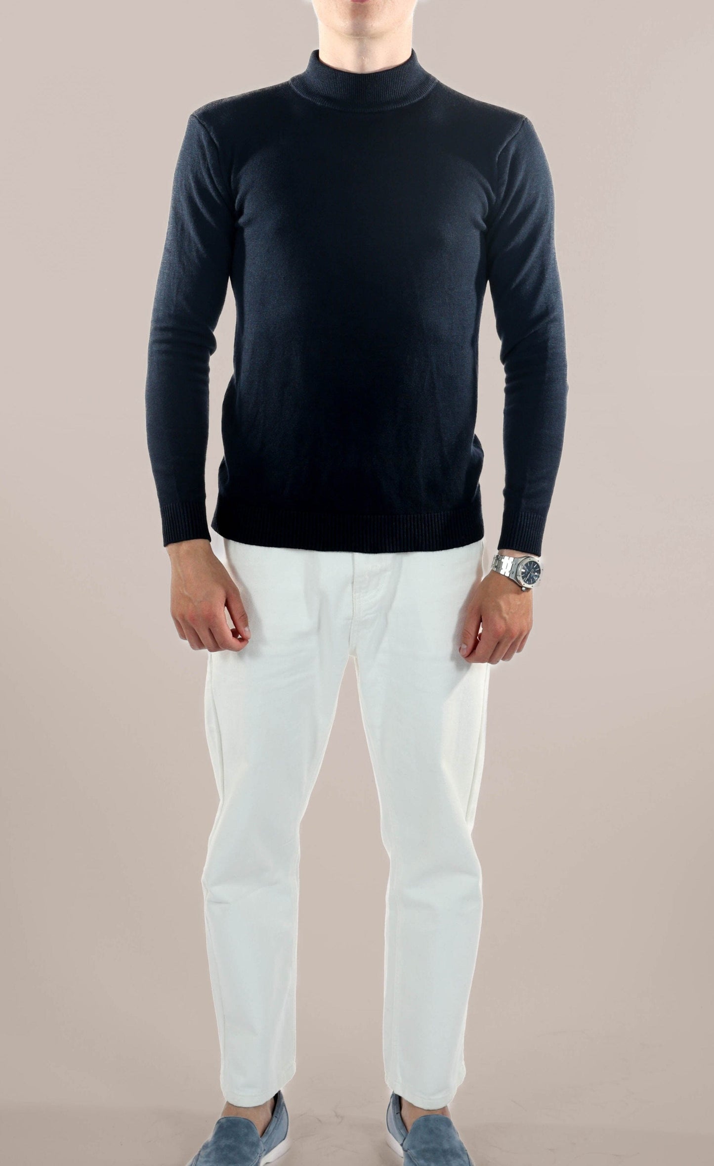 Short Roll Neck Jumper for Men