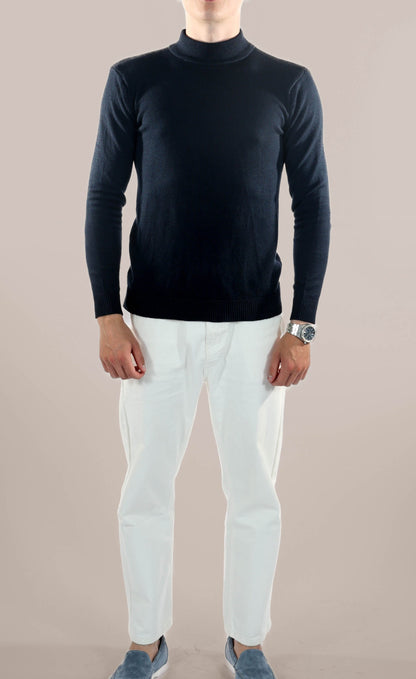 Short Roll Neck Jumper for Men