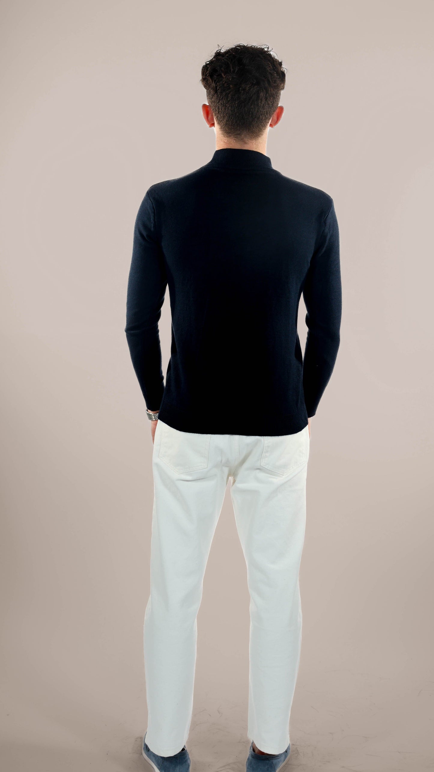 Short Roll Neck Jumper for Men
