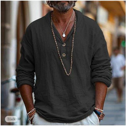 Relaxed Fit Mens Breathable Casual Shirt