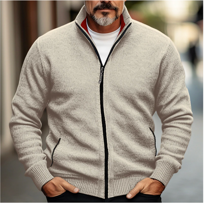 Cardigan - Button Front & Waist Length Warm Layering