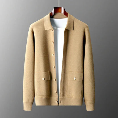 Cardigan - Dense Knit & Soft Feel With Long Shape Retention