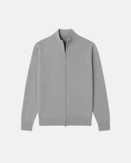 Cardigan - Knit Blend Slim Fit Shape And Smooth Layering