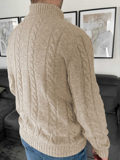Cardigan - V Neck Button Front & Breathable Knit Blend