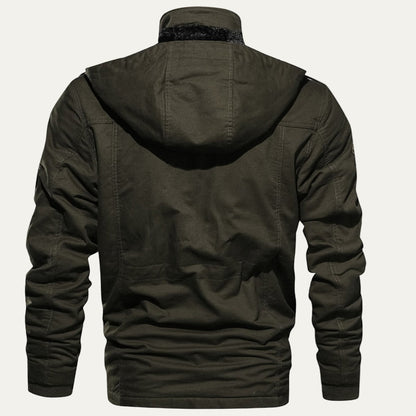 Men’s Rugged Multi Pocket Insulated Parka Jacket