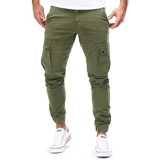 Cargo Pants - Polyester Blend Sporty Cut & Secure Pockets