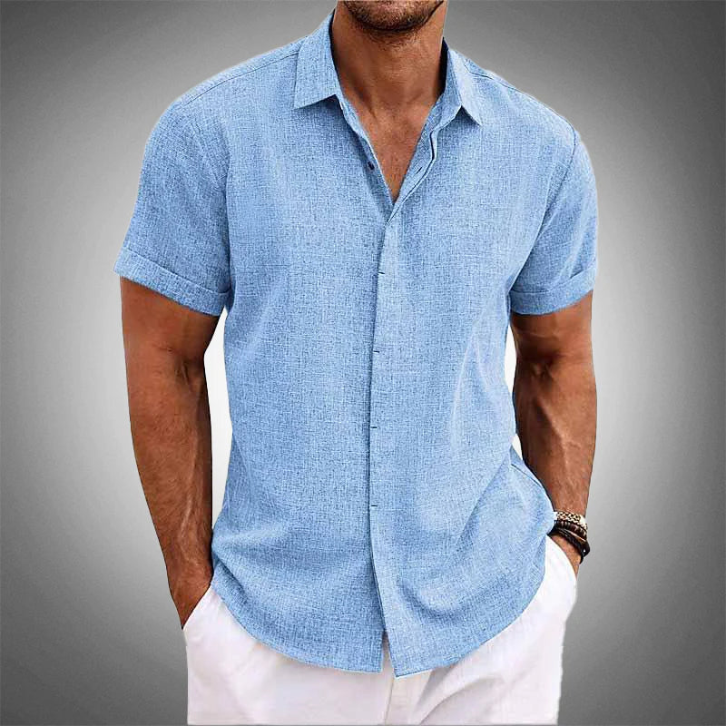 Carlo Martelli Linen Shirt | Lightweight Breathable Summer Button-Up