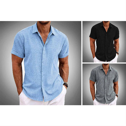 Carlo Martelli Linen Shirt | Lightweight Breathable Summer Button-Up
