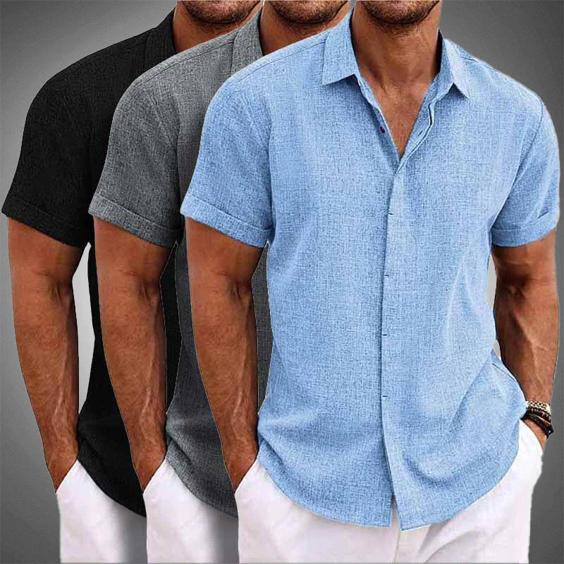 Carlo Martelli Linen Shirt | Lightweight Breathable Summer Button-Up