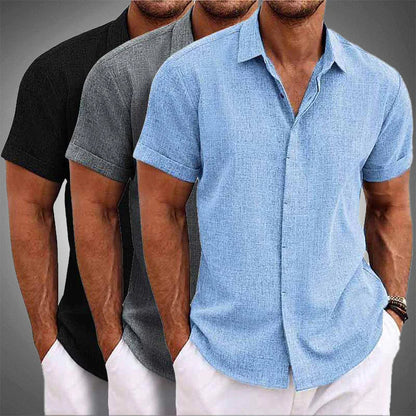 Carlo Martelli Linen Shirt | Lightweight Breathable Summer Button-Up