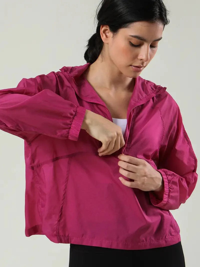 Comfy Water Resistant Outdoor Windbreaker Jacket - BritishElegance