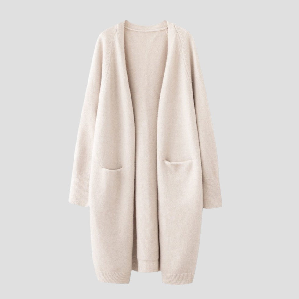 Cashmere Cardigan For Women with long open front