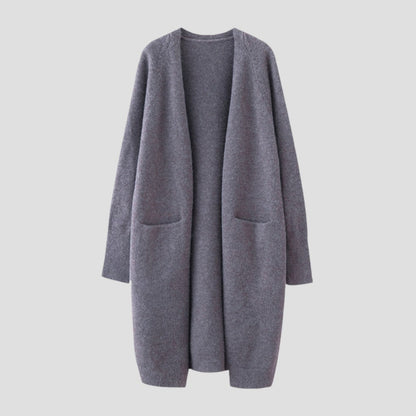 Cashmere Cardigan For Women with long open front