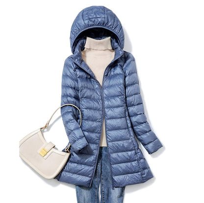 Relaxed Fit Down Filled Long Sleeve Jacket