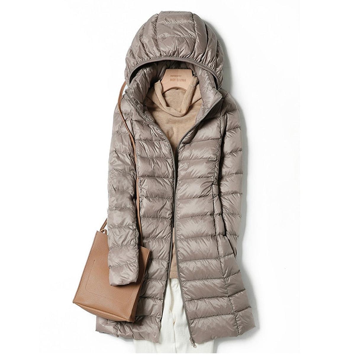 Relaxed Fit Down Filled Long Sleeve Jacket