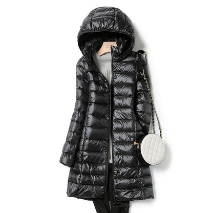 Relaxed Fit Down Filled Long Sleeve Jacket