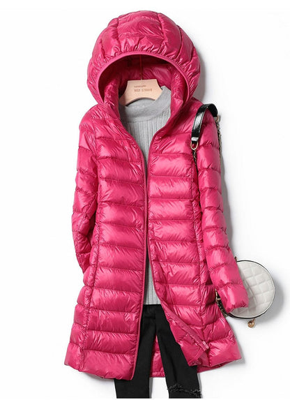 Relaxed Fit Down Filled Long Sleeve Jacket