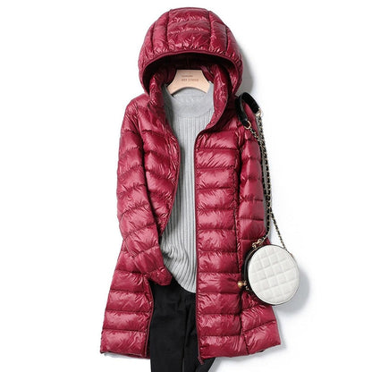 Relaxed Fit Down Filled Long Sleeve Jacket