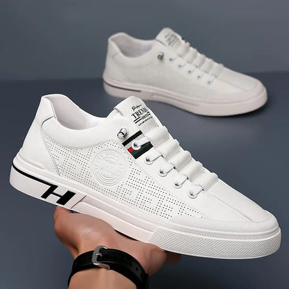 Casual Shoes - Low Profile Lace Up And Cushioned Support