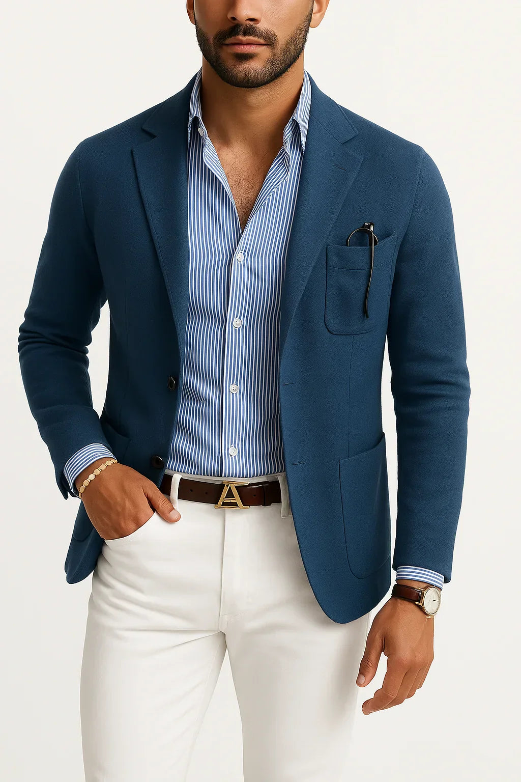 Slim Fit Men's Blazer Jacket - BritishElegance