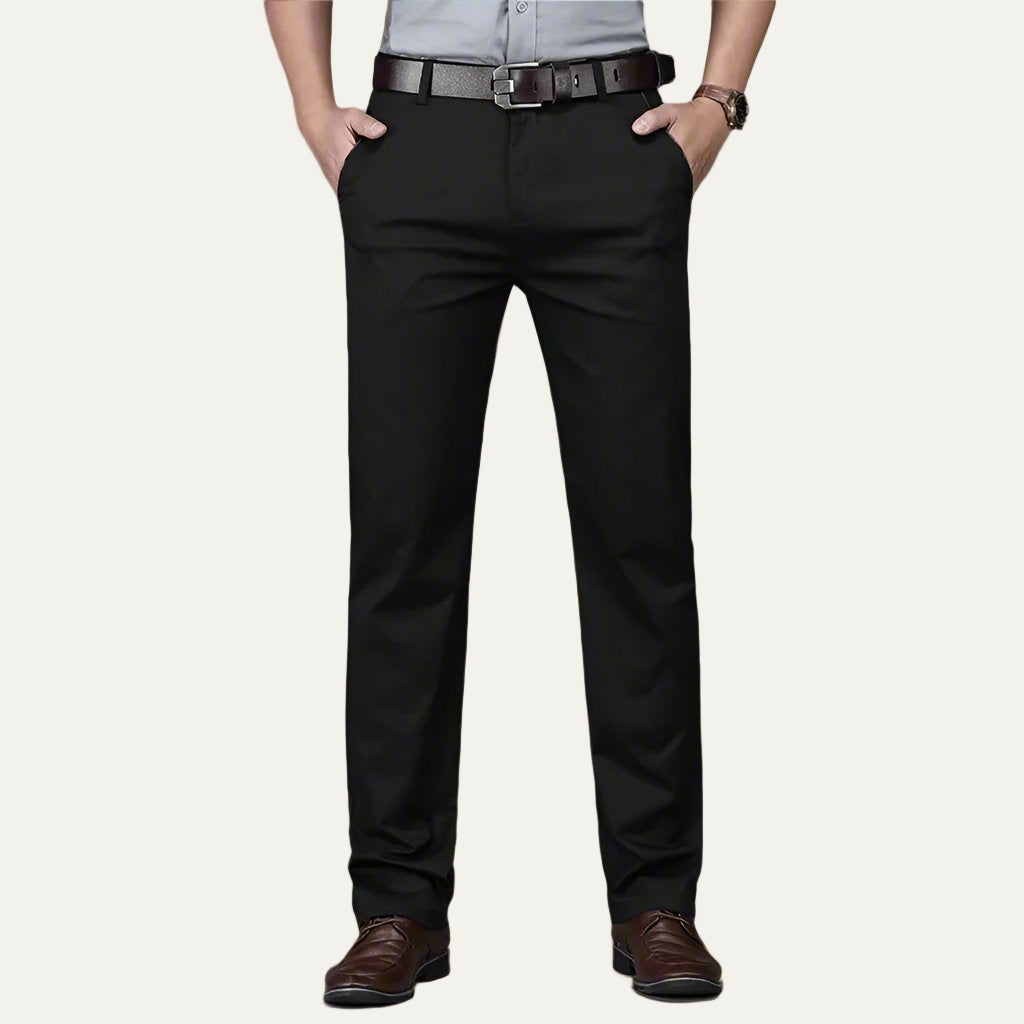 Men’s Tailored Straight Leg Dress Trousers