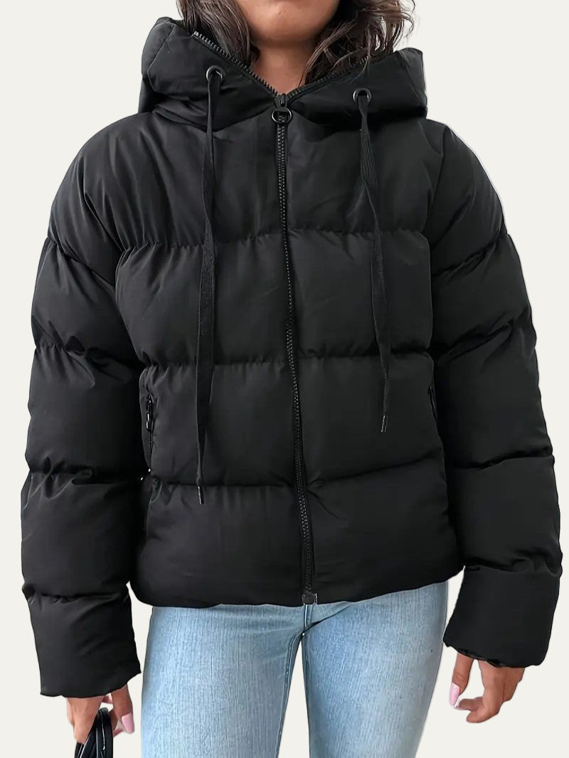 Women’s Hooded Cropped Puffer Jacket